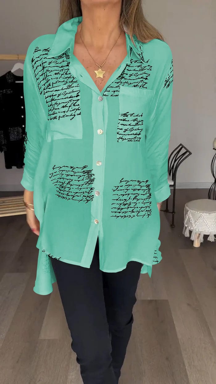 Mabel - Long-sleeved polo - Chic - Modern Style - Great for Casual Days