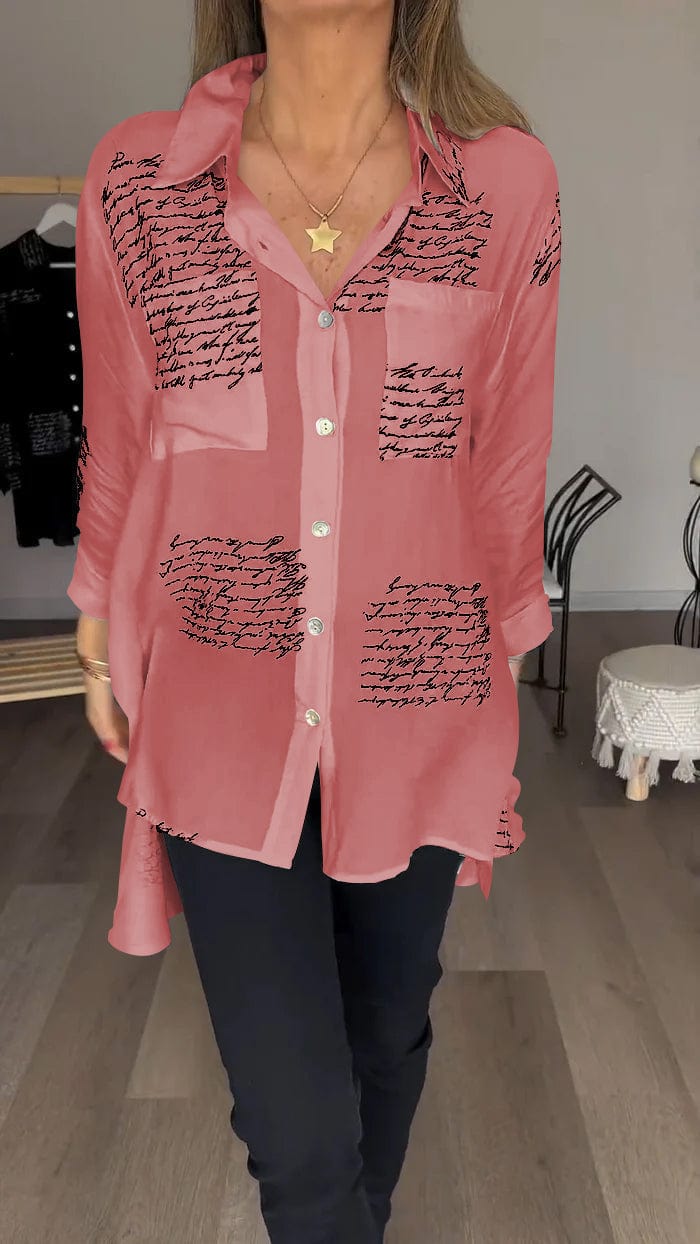 Mabel - Long-sleeved polo - Chic - Modern Style - Great for Casual Days