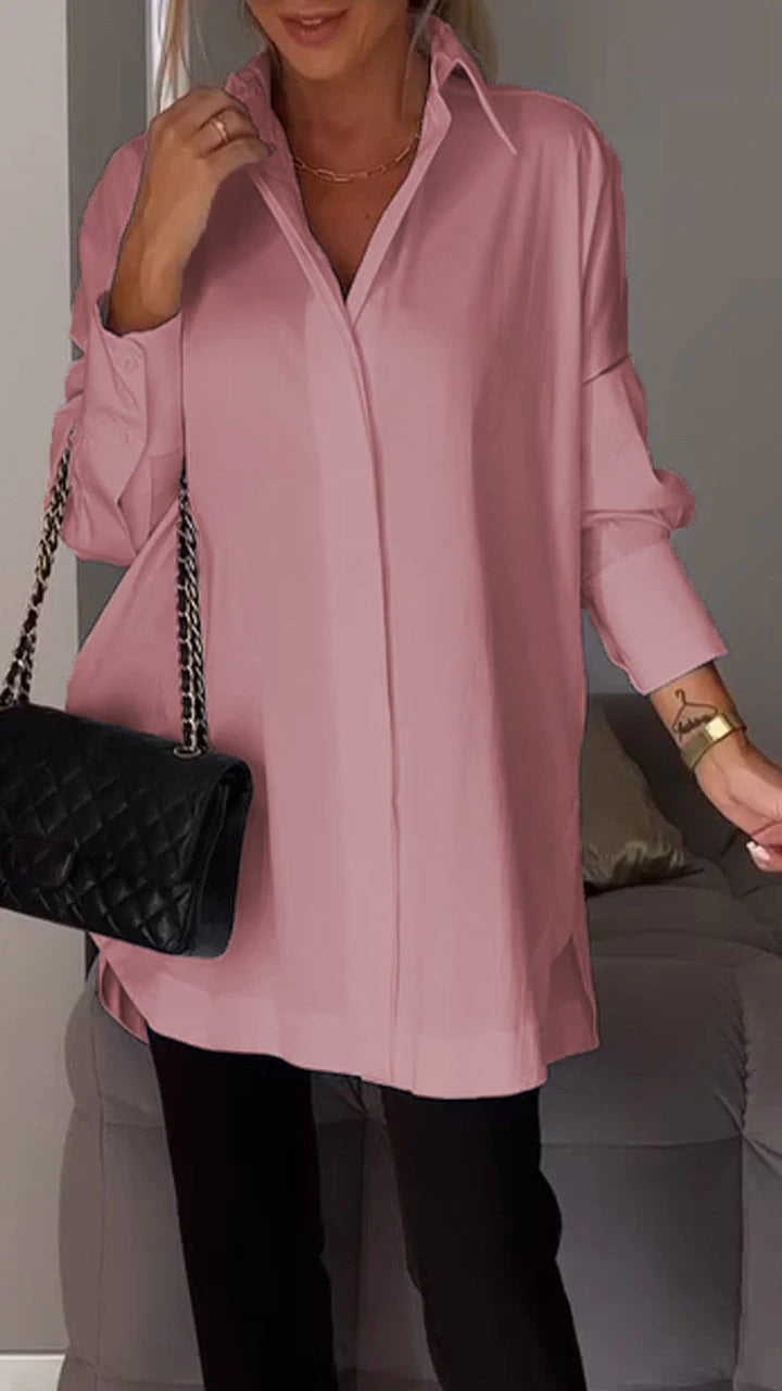 Maisie - Long Sleeve Polo - Elegant - Modern Style - Ideal for Parties