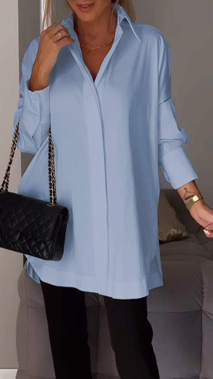 Maisie - Long Sleeve Polo - Elegant - Modern Style - Ideal for Parties