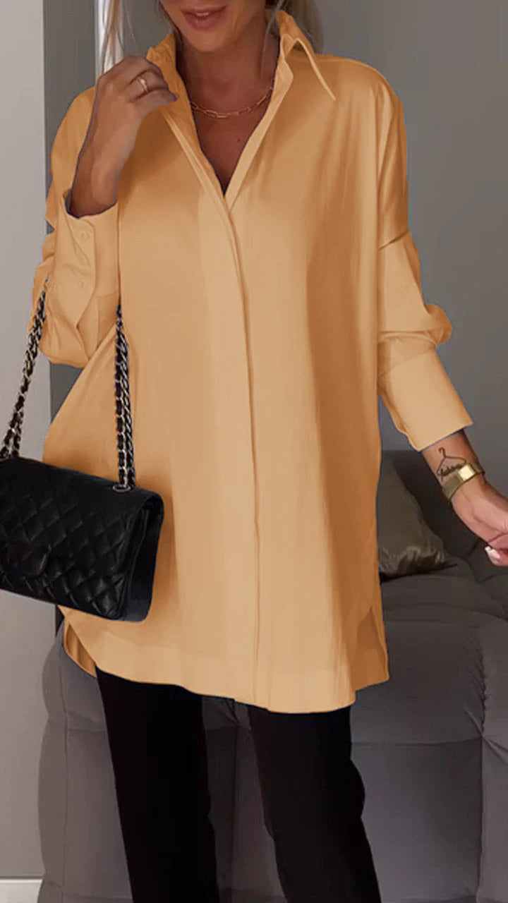 Maisie - Long Sleeve Polo - Elegant - Modern Style - Ideal for Parties