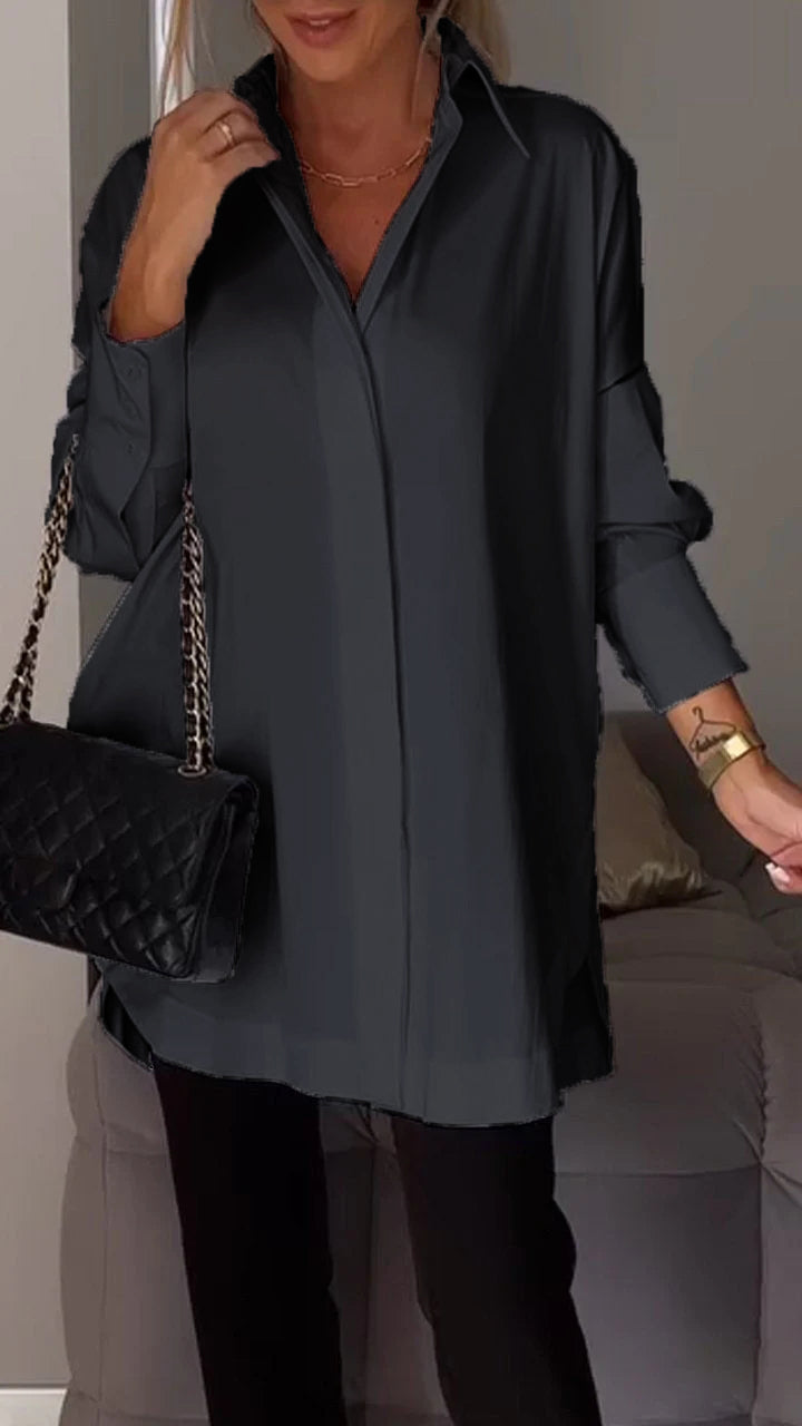 Maisie - Long Sleeve Polo - Elegant - Modern Style - Ideal for Parties
