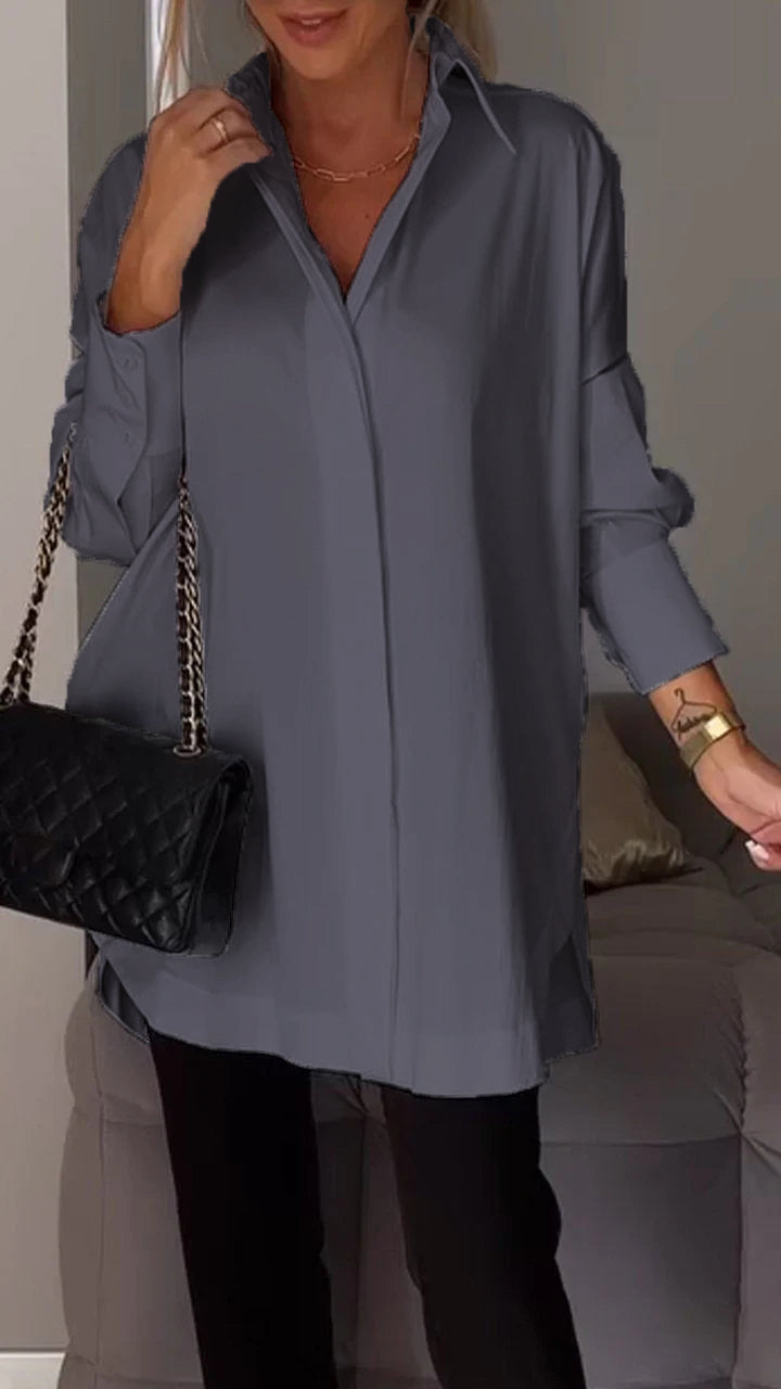 Maisie - Long Sleeve Polo - Elegant - Modern Style - Ideal for Parties