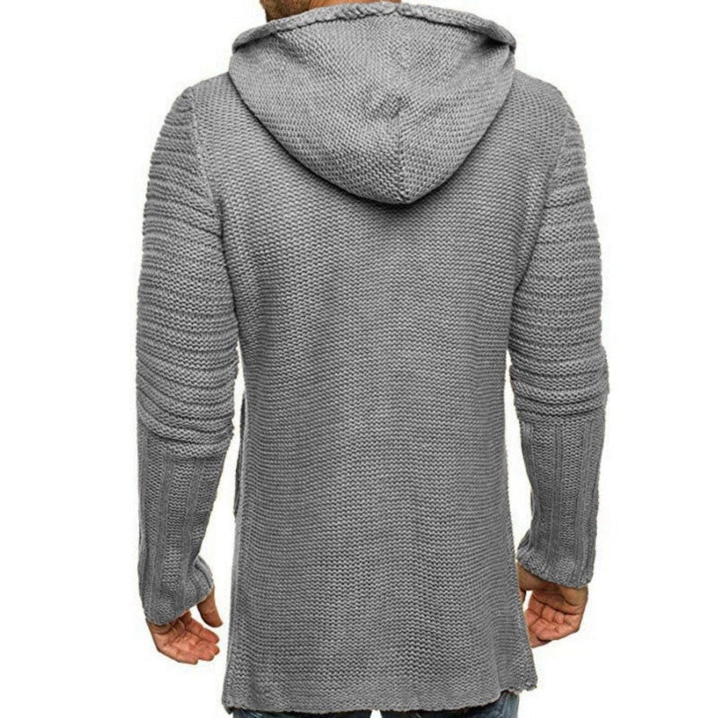 Marc - Long Cardigan with Hood - Casual - Made for - Ideal for Fall/Winter