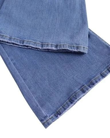 Kerensa - Flared Pants - Casual - Denim - Ideal for everyday