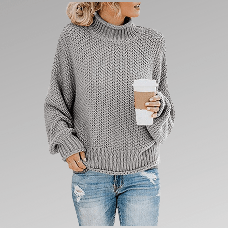 Melissa - Turtleneck - Casual - Fabric - Ideal for Winter