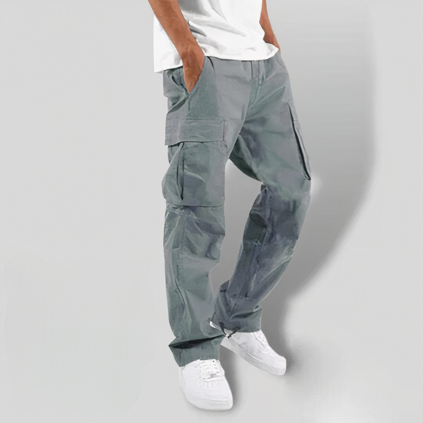 Jackson - Men's Cargo Trousers - Casual - - Ideal for Fall/Winter