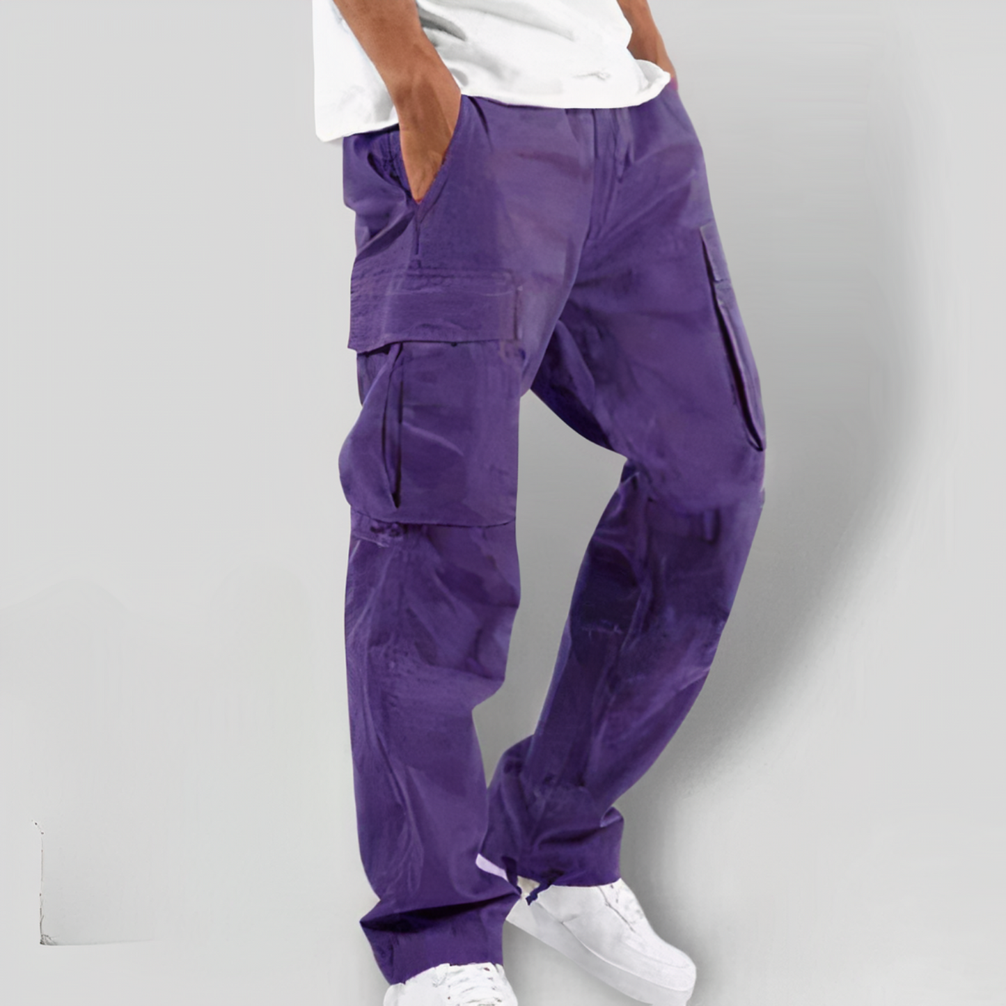 Jackson - Men's Cargo Trousers - Casual - - Ideal for Fall/Winter
