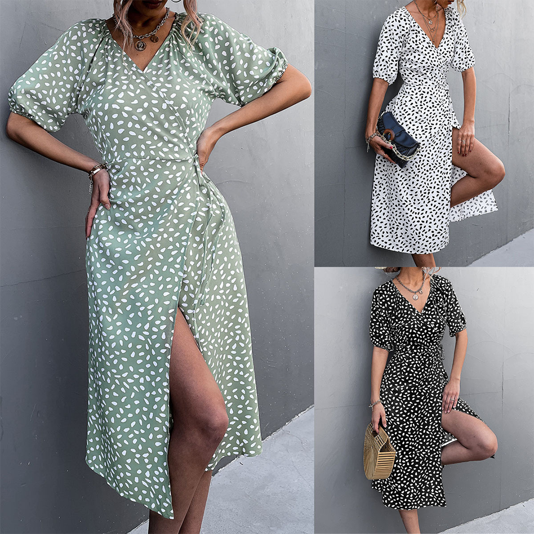 Georgia - V-neck dress - Casual - Timeless Style - Ideal for Summer