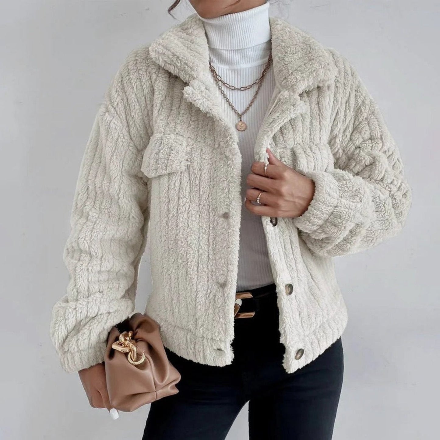Arianne - Women's Fleece Jacket - Casual - - Ideal for Autumn/Winter