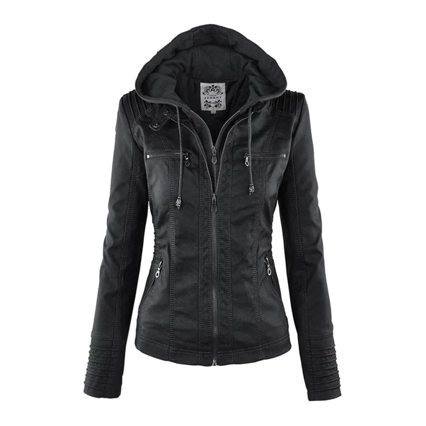 Janice - jacket with hood - Chic - Fashionable - Ideal for Autumn/Winter