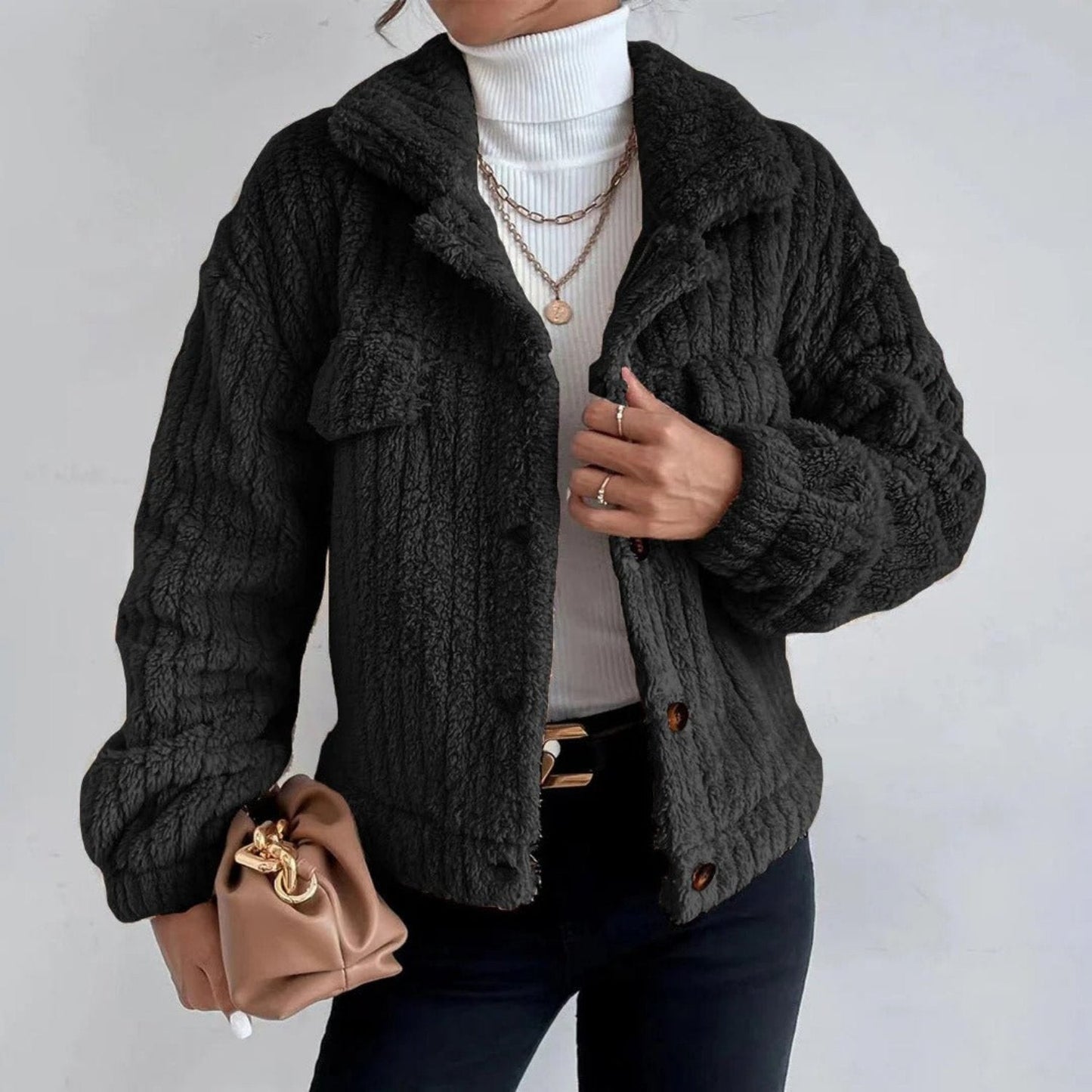 Arianne - Women's Fleece Jacket - Casual - - Ideal for Autumn/Winter