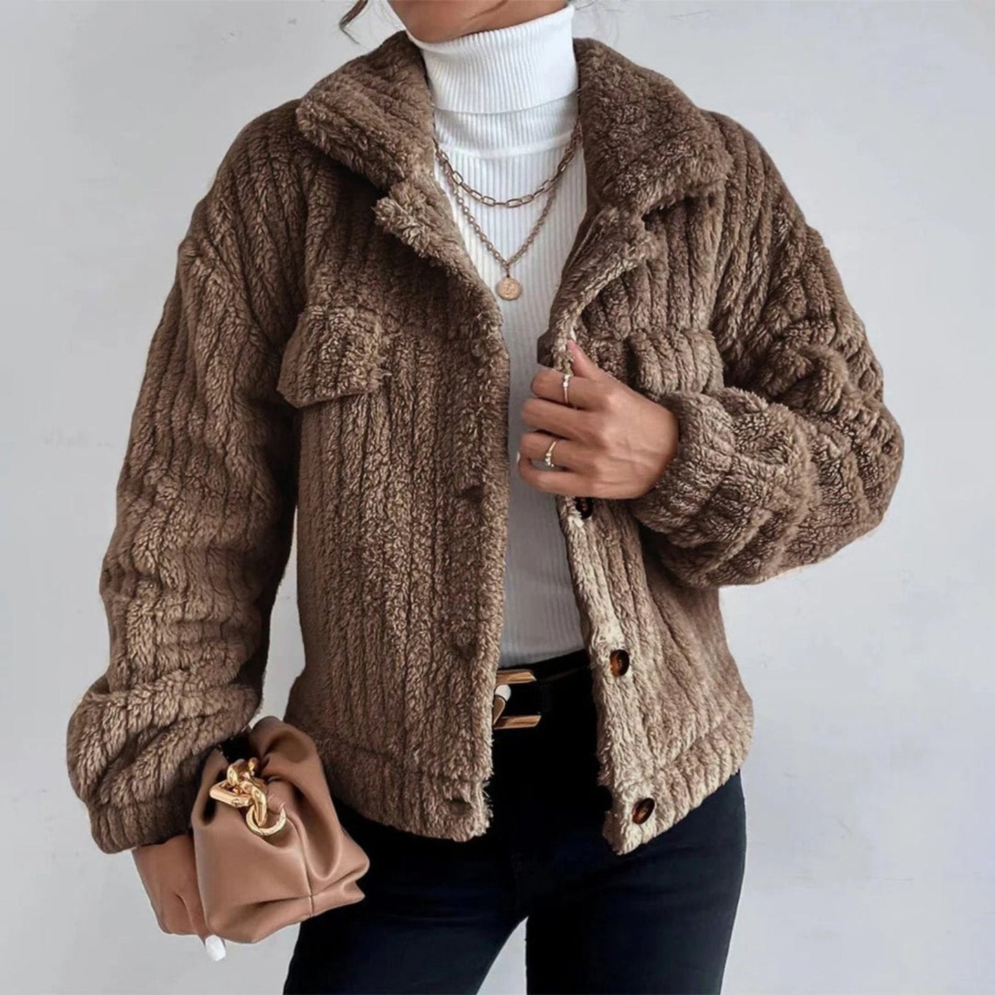 Arianne - Women's Fleece Jacket - Casual - - Ideal for Autumn/Winter