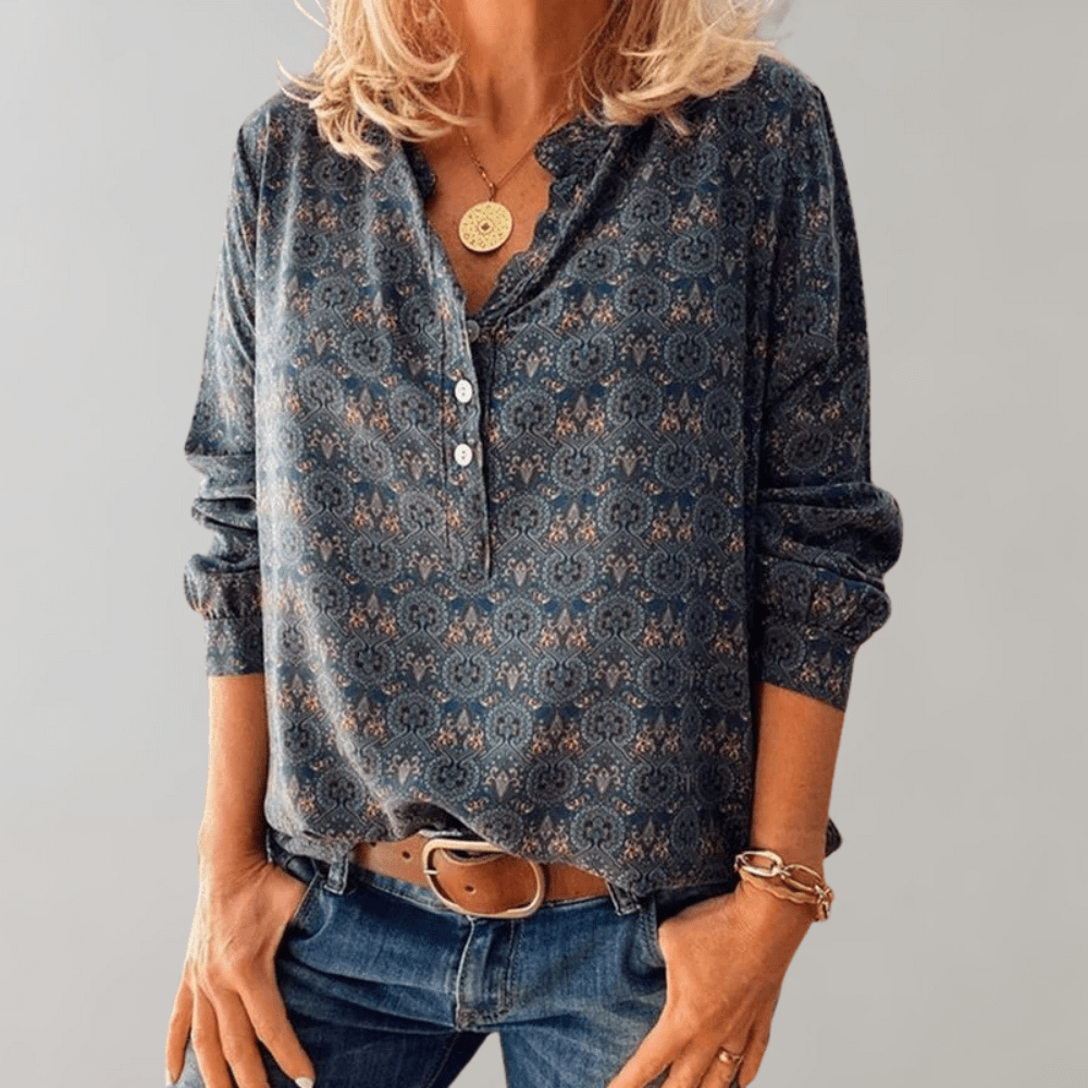 Kathleen - Blouse - Classic - Fiber - Great for Casual Days