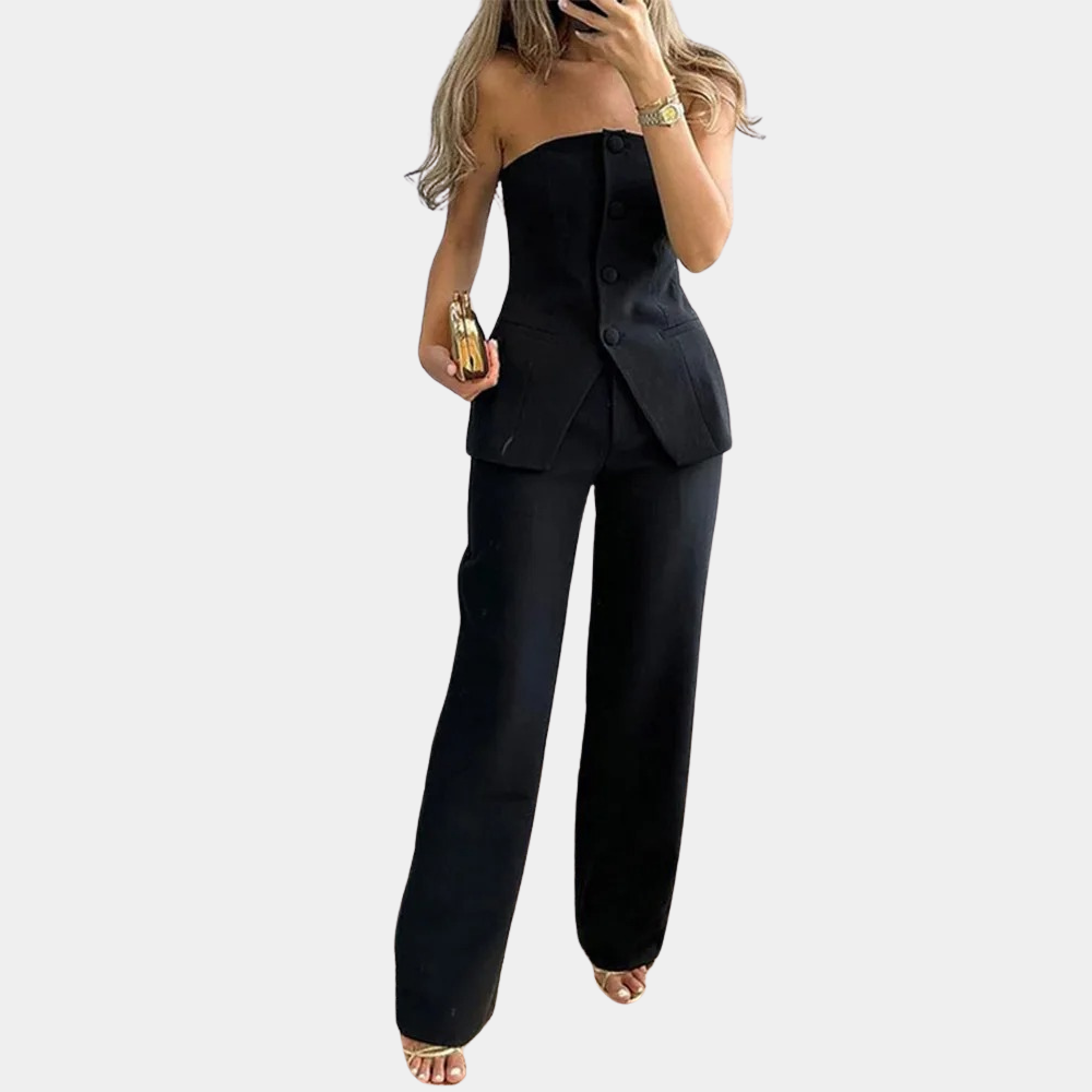 Eva - Outfit Set - Elegant - Fabric - For Formal Occasions