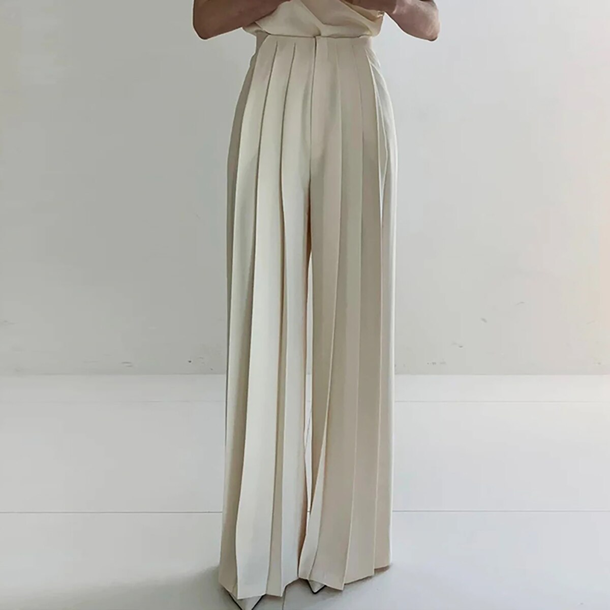 Alira - Elegant Wide Leg Trousers for Women