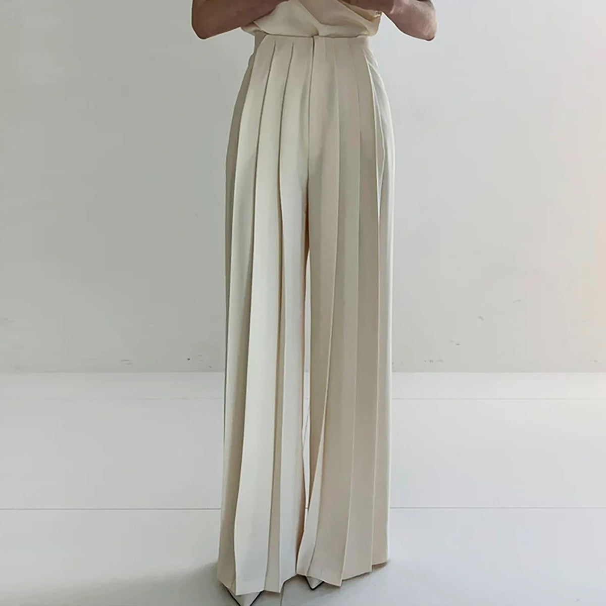 Alira - Elegant Wide Leg Trousers for Women