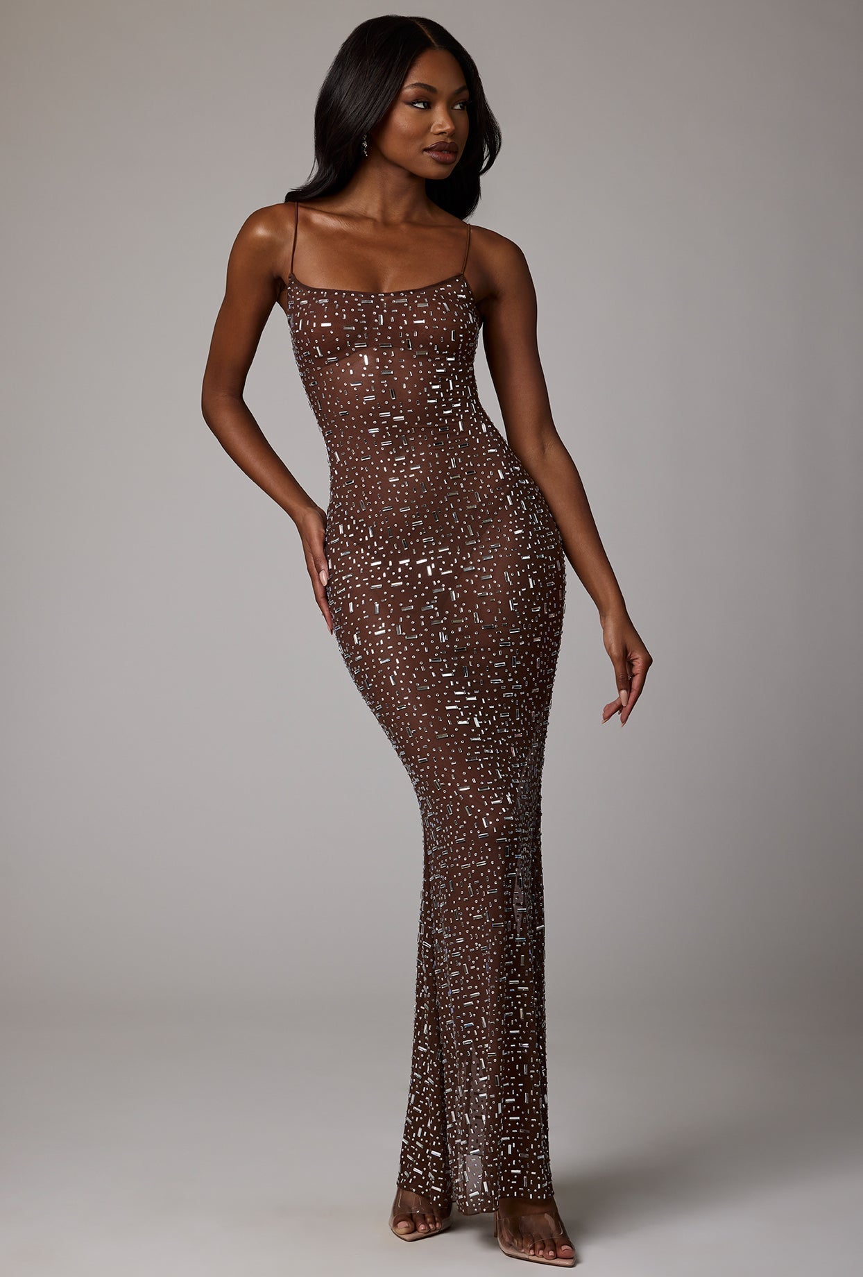 Kaelith - Sheer Evening Dress for Women