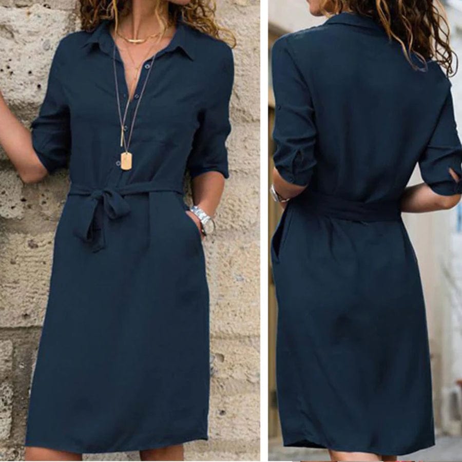 Laura - Short Dress - Elegant - Fibern - Great for Casual Days
