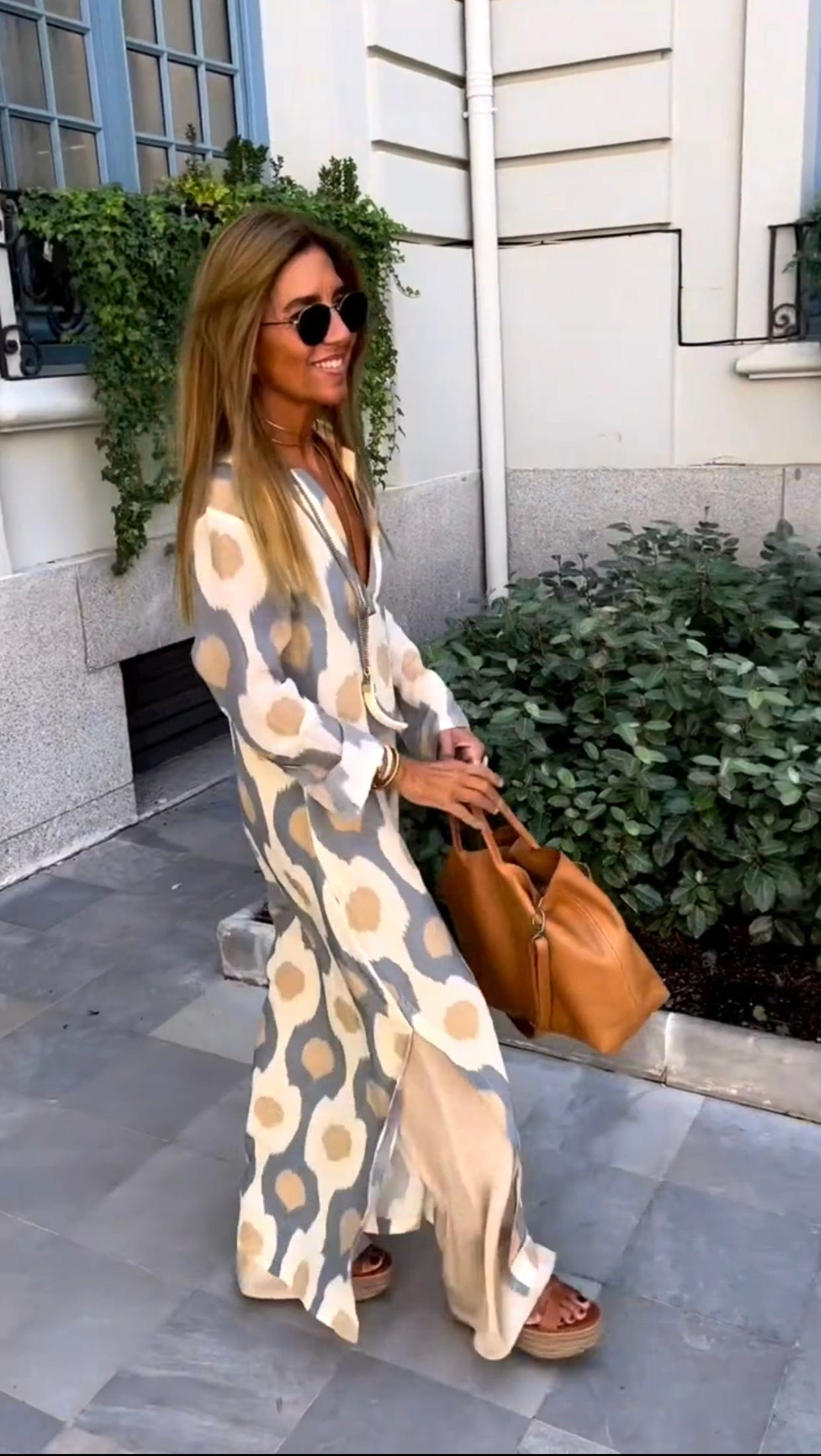 Tessa - Maxi Dress - Boho - Material - Casual Maxi Dress