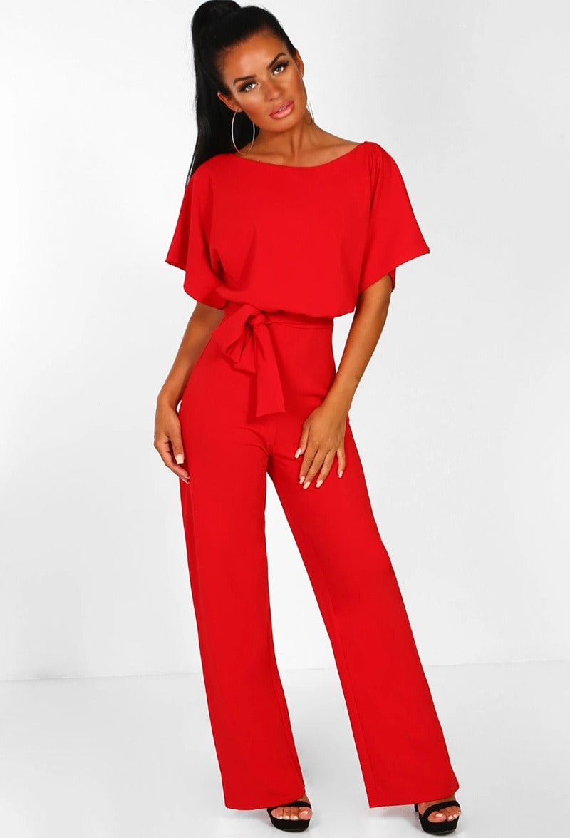 Sage -Elegant Jumpsuit - Chic/Elegant - Fashionable - For Formal Occasions