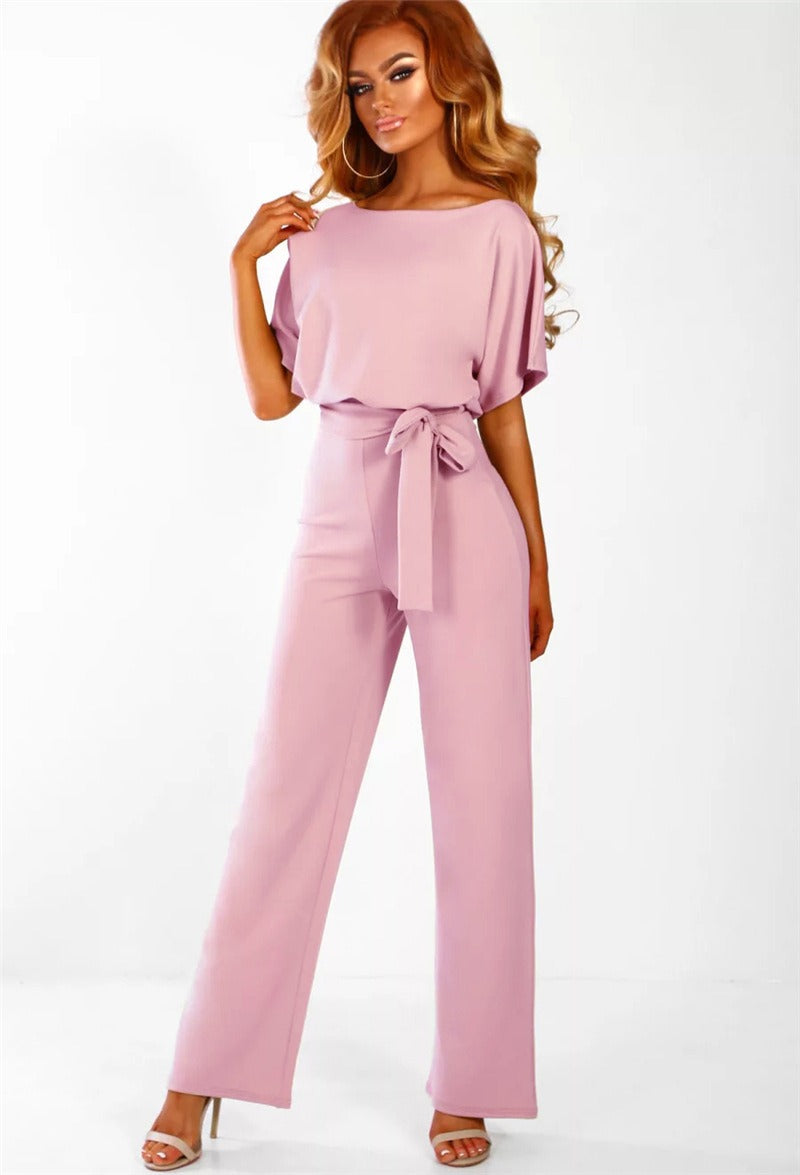 Sage -Elegant Jumpsuit - Chic/Elegant - Fashionable - For Formal Occasions