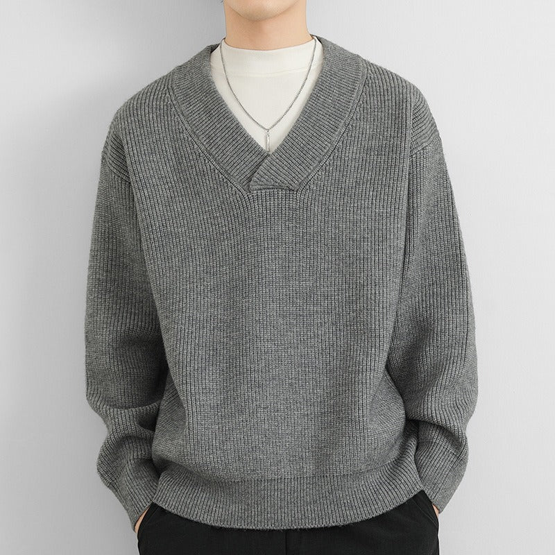 Boris - V-neck Sweater - Classic - Fashionable - Ideal for Autumn/Winter