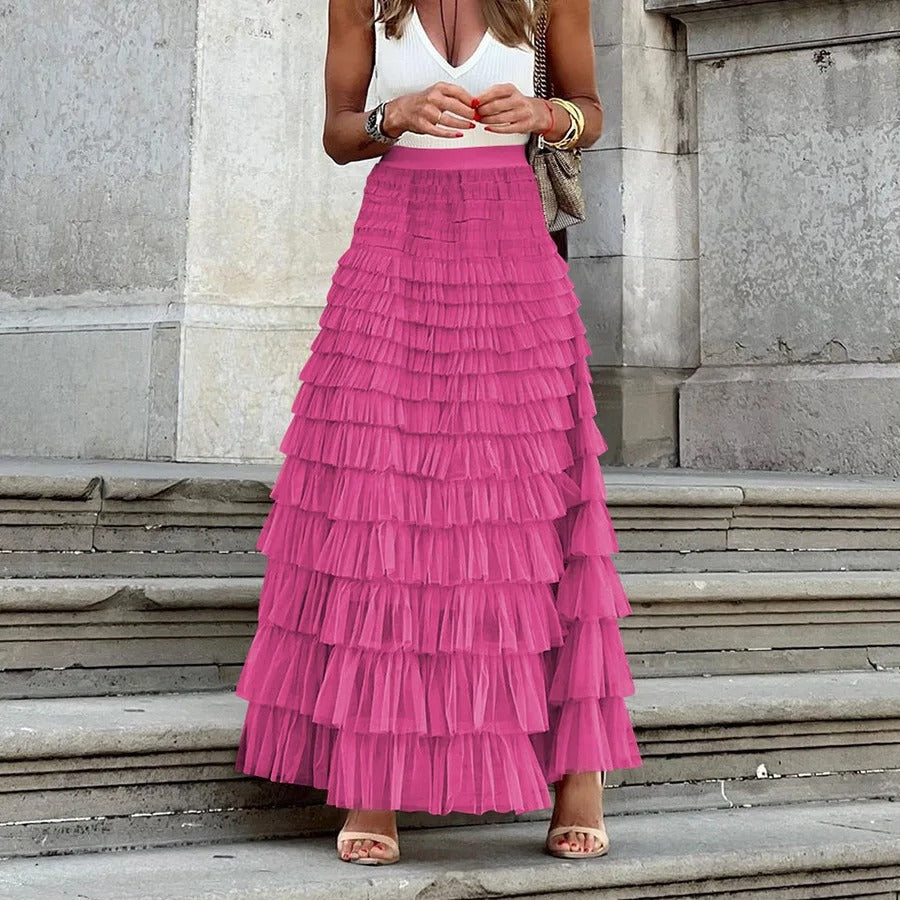 Leila - Tulle High-Waisted Skirt for Women