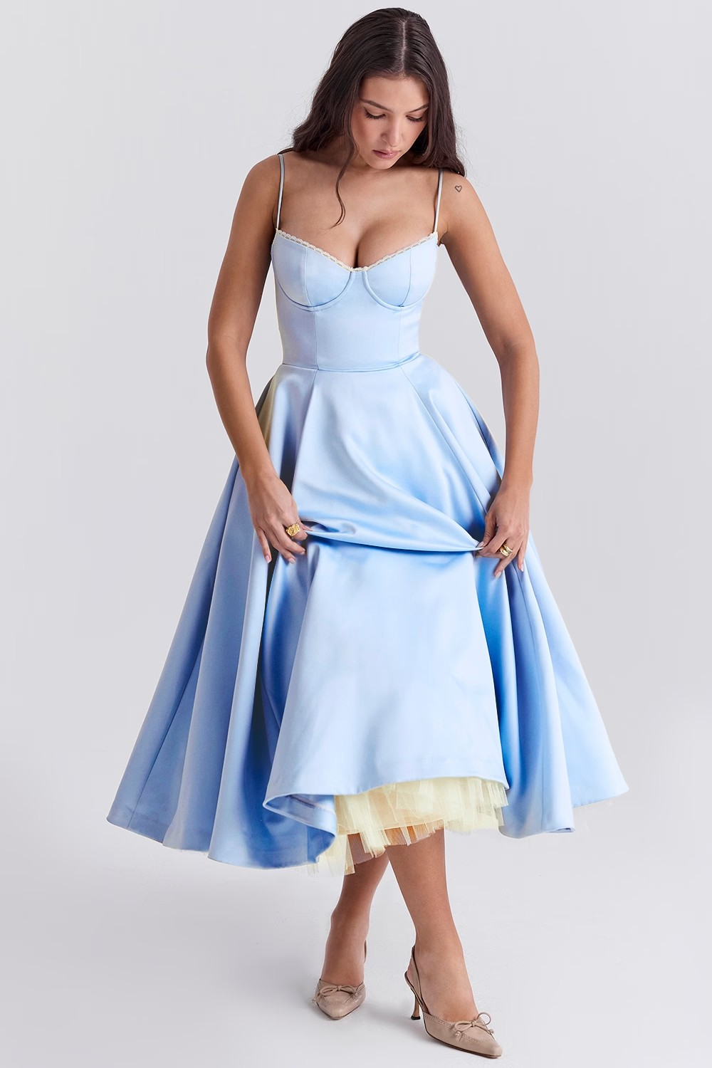 Lirielle - Elegant Tulle Long Dress for Women