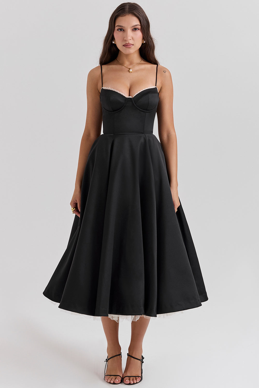 Lirielle - Elegant Tulle Long Dress for Women