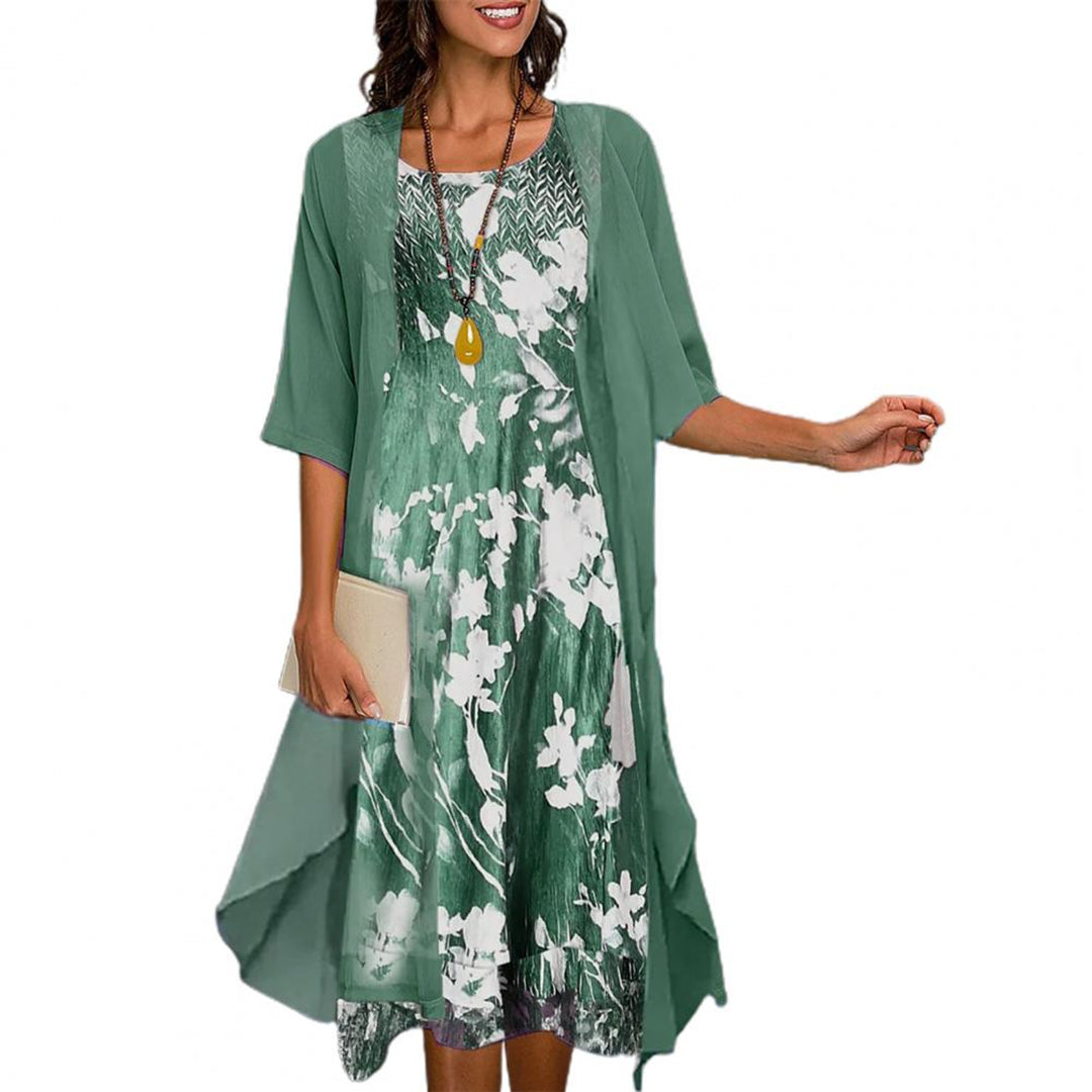 Mia - Floral Chiffon Summer Dress for Women