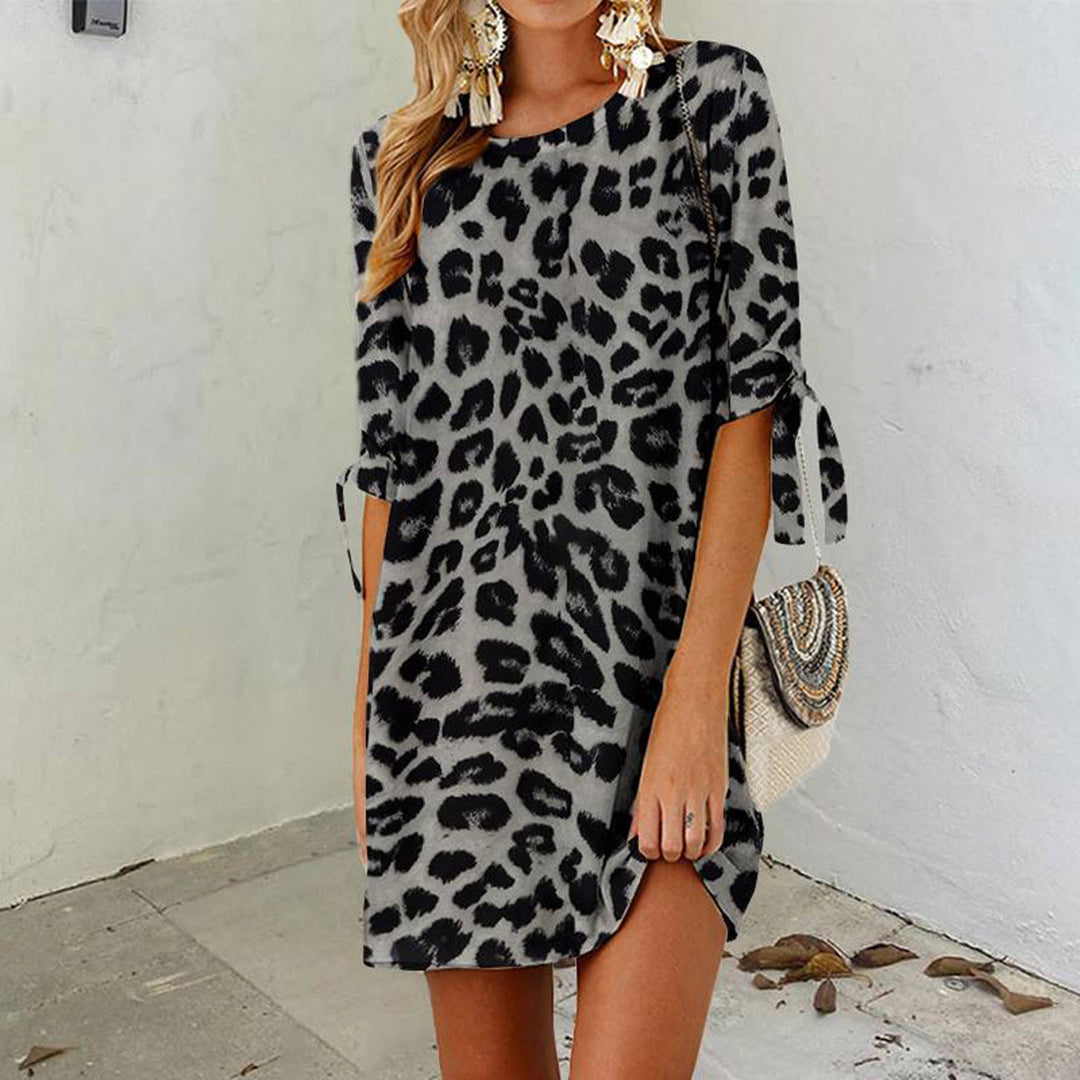 Ines - Mini Dress - Leisure - Material - Ideal for Summer