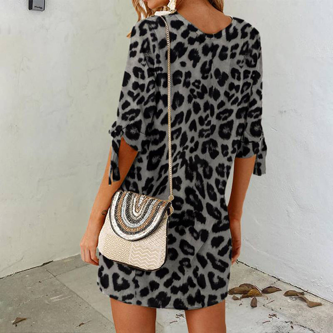 Ines - Mini Dress - Leisure - Material - Ideal for Summer