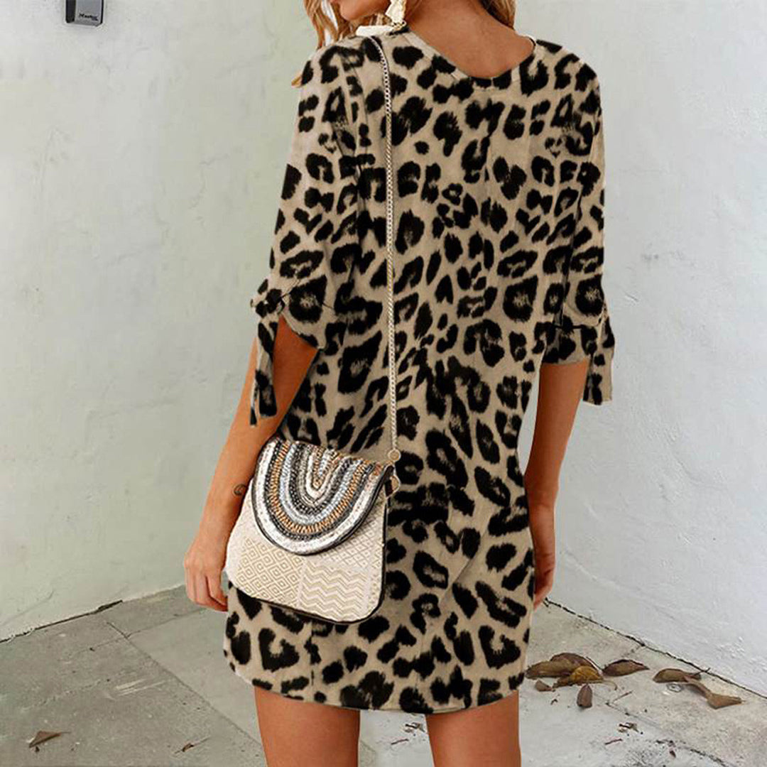 Ines - Mini Dress - Leisure - Material - Ideal for Summer