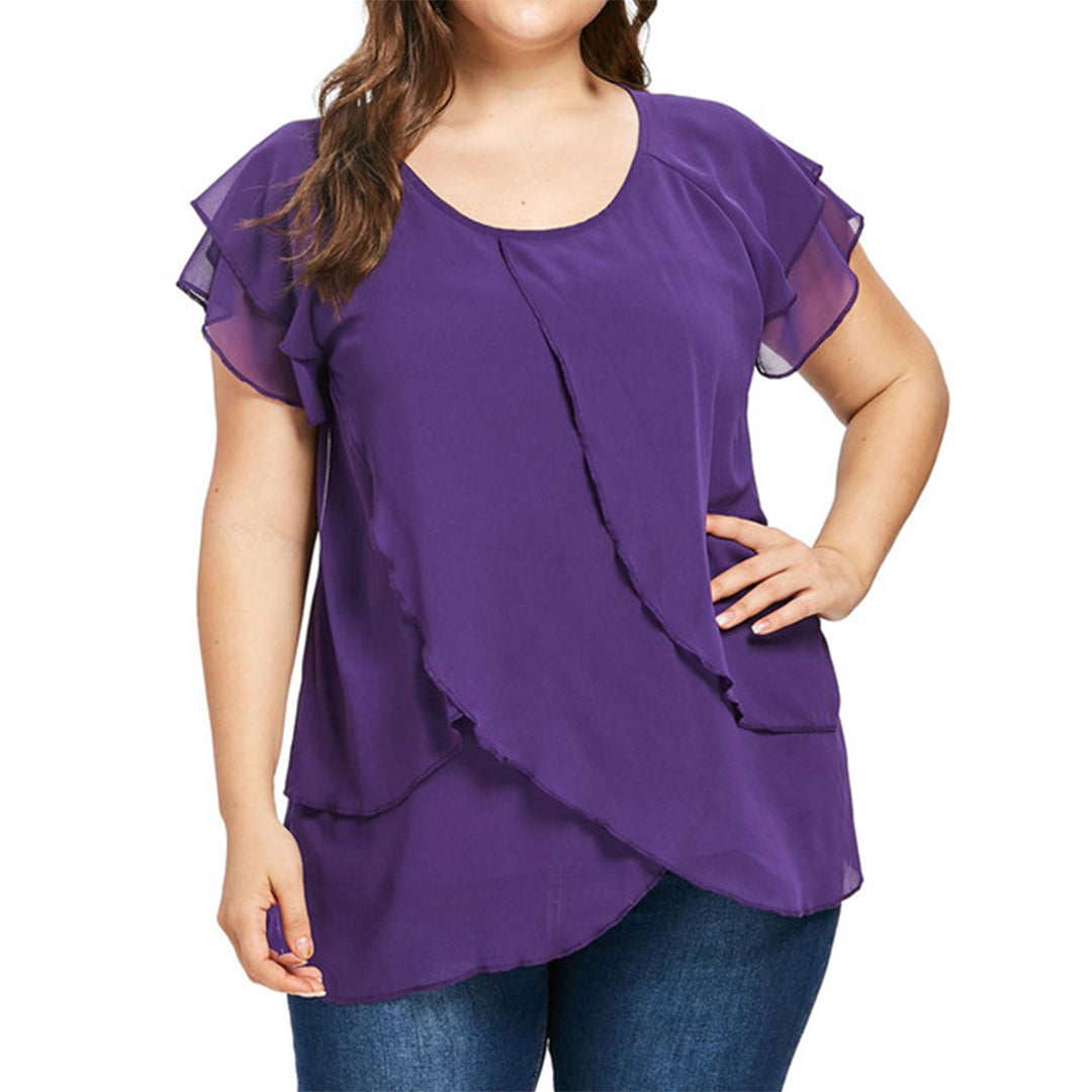 Kaitlyn - Blouse - Leisure - Material - Great for Casual Days