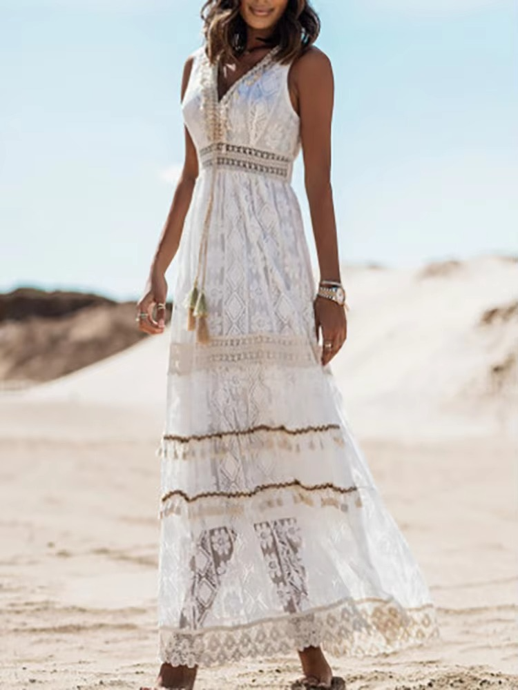Chic Boho Maxi Dress | Ideal for Everyday Outings