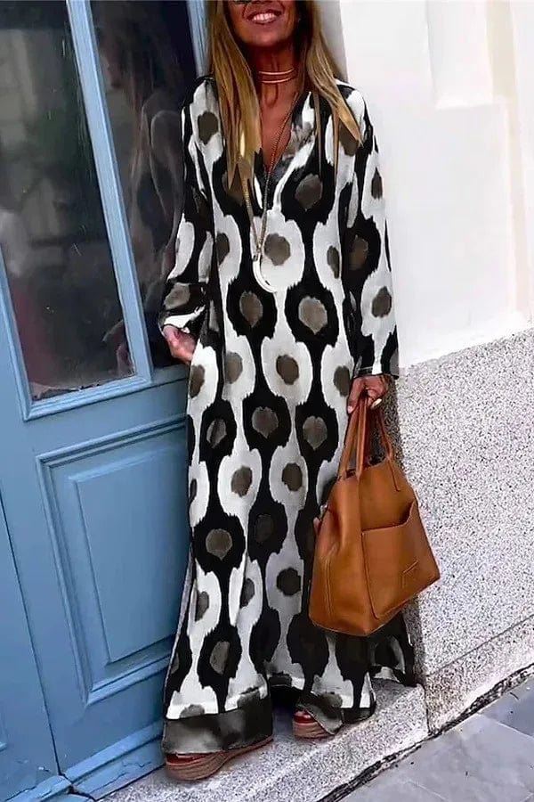 Tessa - Maxi Dress - Boho - Material - Casual Maxi Dress