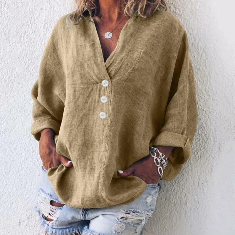 Layla - Blouse - Casual - Fabric - Everyday Wear