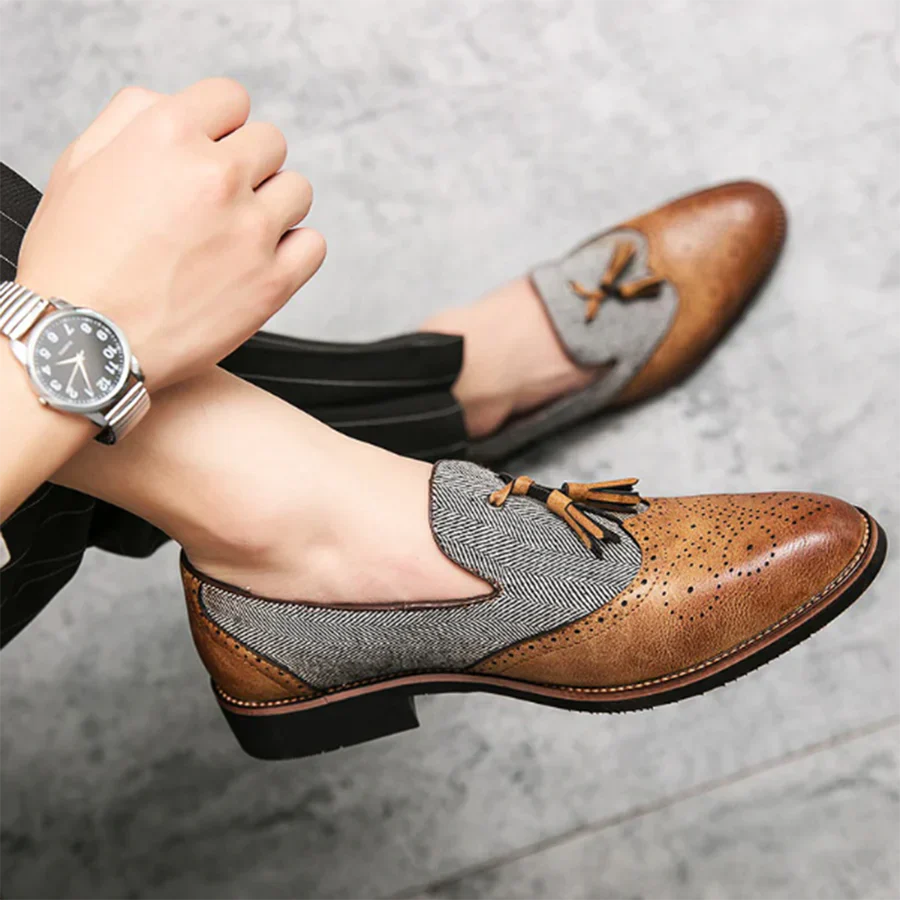 Men’s Easy to Wear Oxford Loafers with Tassel | Ideal for All Seasons