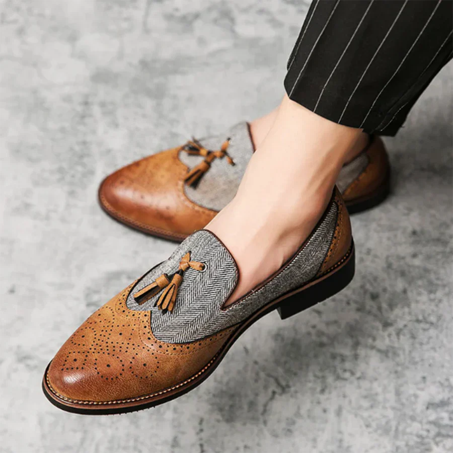 Men’s Easy to Wear Oxford Loafers with Tassel | Ideal for All Seasons