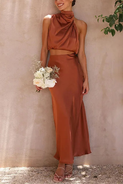 Barbe - Satin Set - Elegant - Formal Style - Ideal for Parties