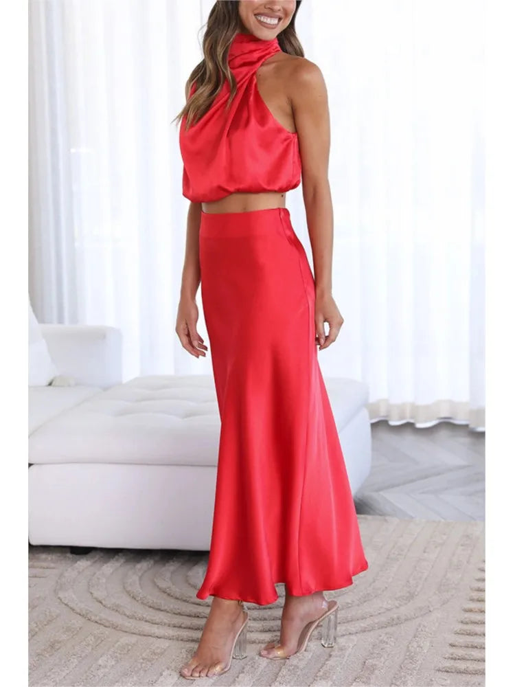 Barbe - Satin Set - Elegant - Formal Style - Ideal for Parties