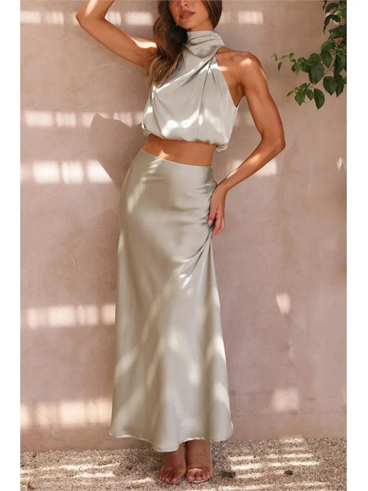 Barbe - Satin Set - Elegant - Formal Style - Ideal for Parties