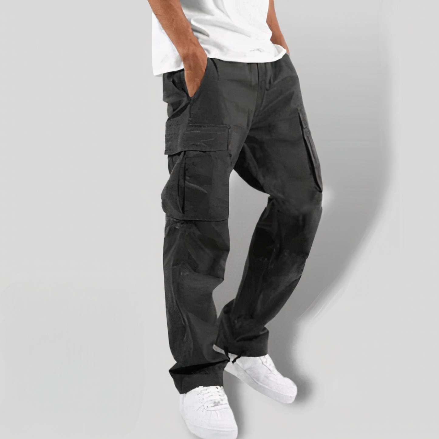 Jackson - Men's Cargo Trousers - Casual - - Ideal for Fall/Winter