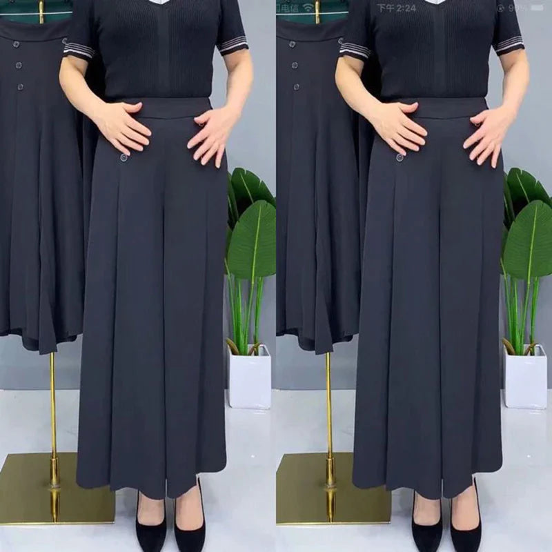 Elvira - Women's Flare Trousers - Elegant - Modern Style - For Formal Occasions