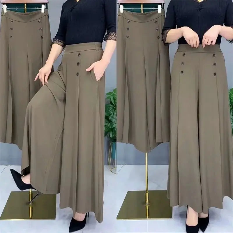 Elvira - Women's Flare Trousers - Elegant - Modern Style - For Formal Occasions
