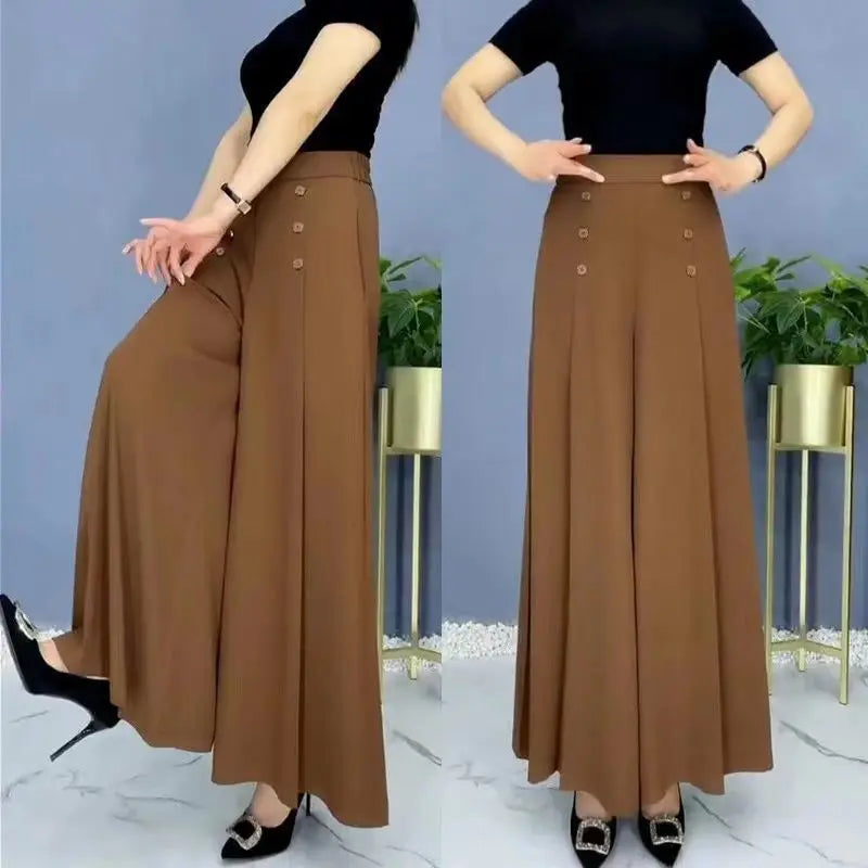 Elvira - Women's Flare Trousers - Elegant - Modern Style - For Formal Occasions