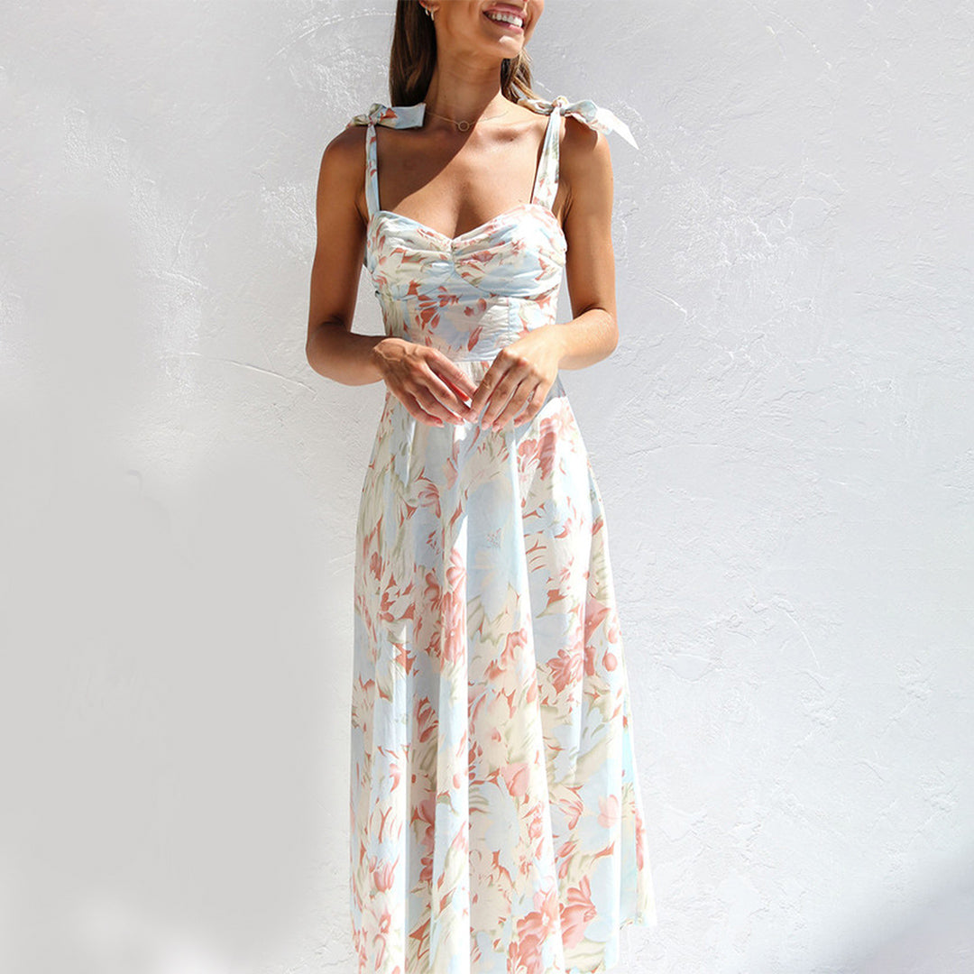 Lana - Midi Dress - Elegant - Fiber - Ideal for Summer