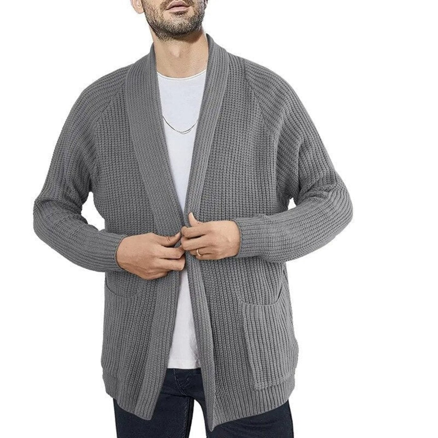 Rainer - Cardigan with Pockets - Casual - - Ideal for Autumn/Winter