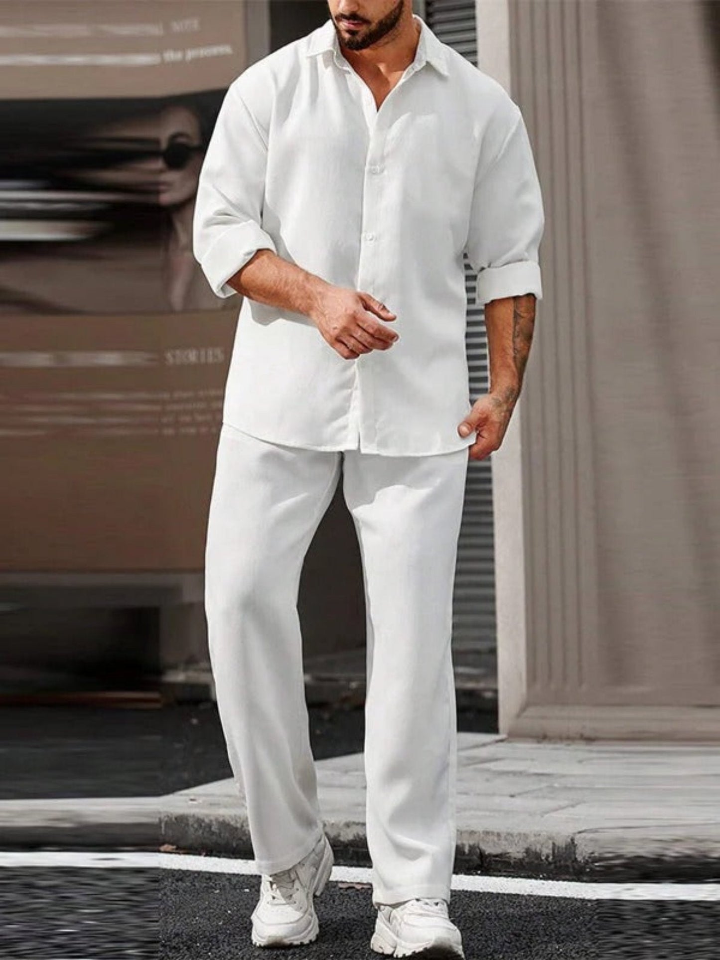 Eugene -Men's Casual Set - Casual - Made for - Ideal for Autumn